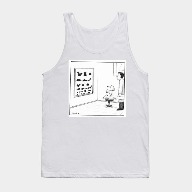 Eye Test Tank Top by blisscartoons